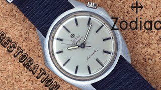 1960 Zodiac Olympos Watch Restoration [upl. by Castor382]