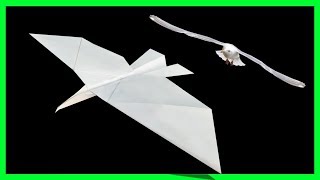 Cách gấp máy bay đuôi rời hình con chim 3  Boomerang aper airplane like a bird  paper eagle plane [upl. by Anihtyc]