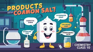 How Caustic Soda is Obtained from Common Salt Products From NaCl [upl. by Dannel]