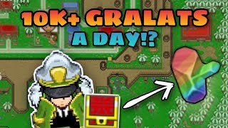 Graal How To Get 10000 Gralats A Day Graal Tips  GraalOnline Classic [upl. by Arahc]