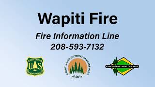 Operational Briefing for Wapiti Fire 1022024 [upl. by Onitsoga]