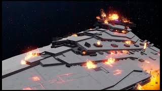 Lego Star Wars Skywalker Saga Exegol Space Confronting Resurgent Class Star Destroyer [upl. by Macy169]