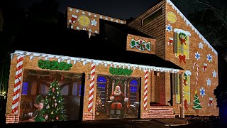 Luxedo Christmas House Projection [upl. by Elwood866]