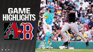 Dbacks vs Red Sox Game Highlights 82424  MLB Highlights [upl. by Paapanen]