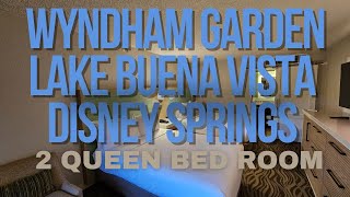 Wyndham Garden Lake Buena Vista Disney Springs Room Tour [upl. by Jennee]