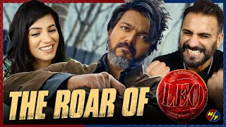 THE ROAR OF LEO REACTION🔥Thalapathy Vijay Tribute Video  Leo Success Meet [upl. by Sipple]