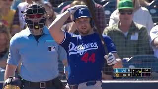 Dingers are SO BACK Dodgers Kevin Padlo hits the FIRST HOMER of Spring Training [upl. by Doownyl429]