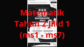 Bedah buku teks SJKC Matematik Tahun 2 Jilid 1 Nombor bulat dalam 1000 ms1  ms7 [upl. by Erual]