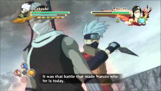 Naruto Storm 3  Boss Battle Kakashi vs Zabuza Reanimation [upl. by Derward]