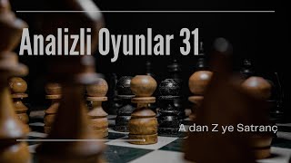 Analizli satranç oyunlarım 31 satranç chessgame chess [upl. by Erihppas]