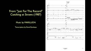 Learn to play quotJUST FOR THE RECORDquot Marillion with Tabs [upl. by Namref]