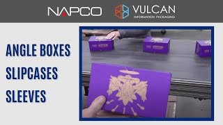 Angle Boxes  Slipcases  Sleeves  Vulcan Information Packaging  NAPCO [upl. by Aivatco]