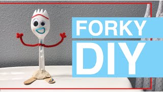 Making Forky  Toy Story 4  Disney DIY [upl. by Line]