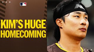 HaSeong Kim hits TWO HOMERS in return to South Korea [upl. by Rebmit153]