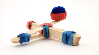 How to Make a Popsicle Stick Catapult  STEM Activity [upl. by Elinor]