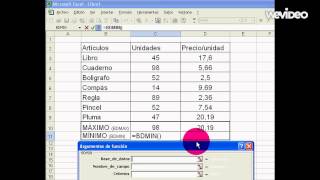 Funciones de base de datos en Excel [upl. by Utham]