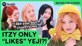 ITZY’s YEJI begs for loveㅣBehind the Scenes [upl. by Odnavres322]