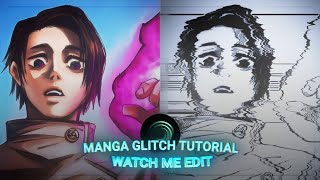 Manga Glitch Tutorial Alight Motion Preset [upl. by Canning803]