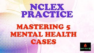 Free NCLEX Practice for Nursing  NCLEX Questions MENTAL Health NCLEX Review  ADAPT NCLEX [upl. by Durham42]