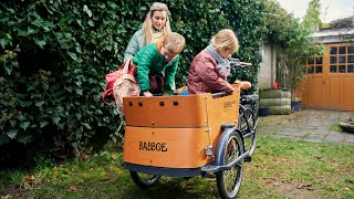 Bakfiets kindertransport van Babboe ideaal voor ouders [upl. by Acsecnarf]