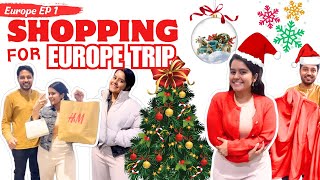 Christmas shopping for Europe holiday 5 counties🛍️ Chinese lunch Animal movie 🍿 NIKITA YOGESH [upl. by Peednus]