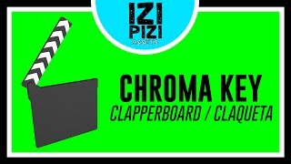 Claqueta 3D  Clapperboard 3D  Chroma Key [upl. by Alegre]