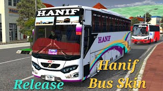 Hanif New Bus Skin 2022 For Bus Simulator Indonesia bus gamingvideos Hanif Bus Skin Dawnlod [upl. by Nnaerb335]