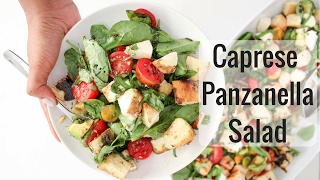 CAPRESE PANZANELLA SALAD [upl. by Waterer268]