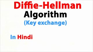 Diffie Hellman Algorithm with solved example [upl. by Yeh]