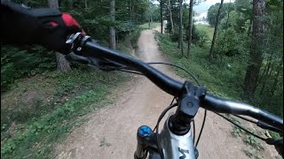 VT MTB 4 Killington Bike Park “Black Magic” black jumpflow trail Killington VT [upl. by Tjon]