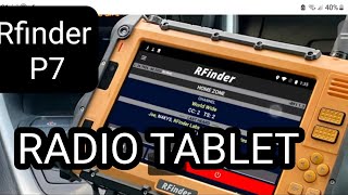 Rfinder P7  Radio Tablet [upl. by Haret]