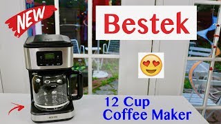 12 Cup Digital Programable Coffee Maker  Review 🌺 [upl. by Lamond]