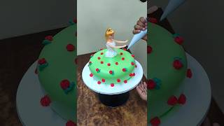 Doll Cake design youtubeshorts shortvideo trending dollcake dollcakedesign [upl. by Reifinnej152]