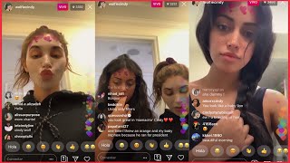 Cindy Kimberly wolfiecindy and Chantel Jeffries Instagram LiveStream PART 2 [upl. by Dnomsaj]