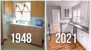 Epic Kitchen Remodel on a Budget  75 YEAR OLD KITCHEN REMODEL [upl. by Euginimod]