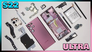 Samsung Galaxy S22 Ultra Disassembly Teardown Repair Video Review [upl. by Yerahcaz]