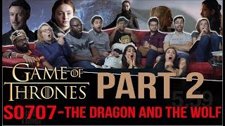 Game of Thrones  7x7 The Dragon and The Wolf  Group Reaction Part 2 Discussion [upl. by Anahoj344]