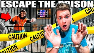 REAL LIFE 24 HOUR Prison ESCAPE ROOM CHALLENGE By THE MAN Scary Challenge [upl. by Cerys]