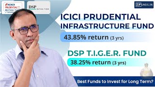 ICICI Infrastructure Fund amp DSP TIGER Fund Review  High Return Mutual Funds in India in 2024 [upl. by Rothschild]