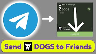 How to Send Dogs to Friends or Contacts in Telegram [upl. by Hachmann]