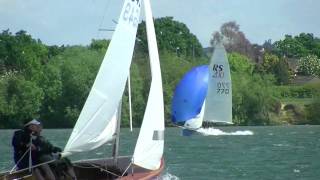 RS200 Dinghy Planing 2030 Kts Hykeham Sailing Club [upl. by Kelbee]