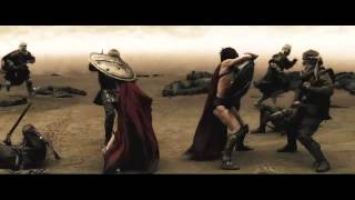 300  Astinos and Stelios Battle Scene  With TDKR Music [upl. by Yesnnyl]