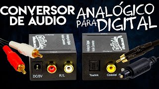 Conversor de Áudio Analógico para Digital  Como Converter o Áudio Analógico em Digital [upl. by Nevaeh]