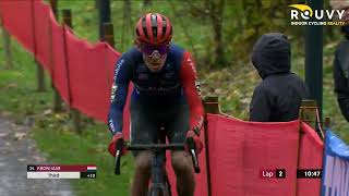 Highlights 2022 UCI Cyclocross World Cup Overijse  Elite Men [upl. by Elleret]