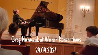 Greg Niemczuk in Wiener Konzerthaus  Highlights from debut performance  29092024 [upl. by Pinebrook]