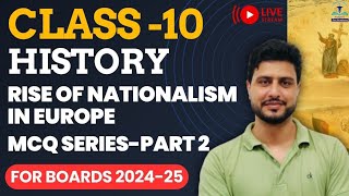 Rise Of Nationalism In Europe  Most Important MCQs2 Class 10 History Chapter 1  Boards 202425 [upl. by Euqilegna]