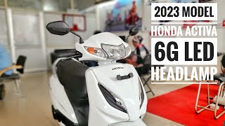 2023 Model HONDA ACTIVA 6G BS6 PHASE2 🔥🔥 WHITE COLOR  Price Features Details  ANIKET SHARMA [upl. by Nnyletak]