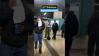 Konstablerwache Einfahrt U5WagenU7➡️Enkheim ubahn shorts [upl. by Inal]