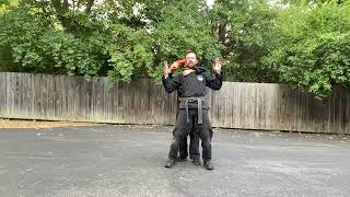 Escaping the Rod  Gun HoldUp from Behind Self Defense Geoff Johnsons American Kenpo Karate [upl. by Brinna877]