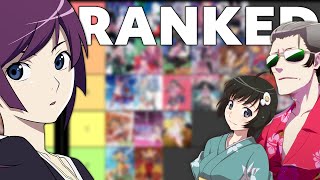 ALL Monogatari Openings Ranked Tier List [upl. by Yedok]